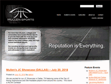 Tablet Screenshot of mullensports.net
