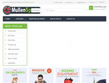 Tablet Screenshot of mullensports.com